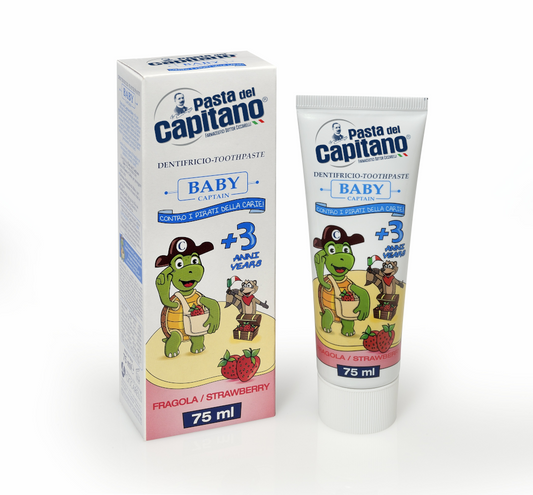 PASTA DEL CAPITANO BABY 3+ FRAGOLA 75ML