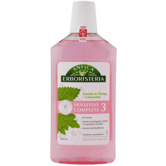 ANTICA ERBORISTERIA MOUTHWASH SENSITIVE COMPLETE 3 500ML