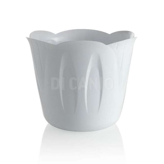 PORTA-VASO MIMOSA CM.15 H,12 LT,1 BIANCO BAMA