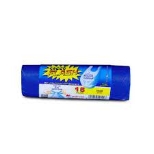 SACCO FLASH 52x70 pz. 15 AZZURO C/MANIGLIE