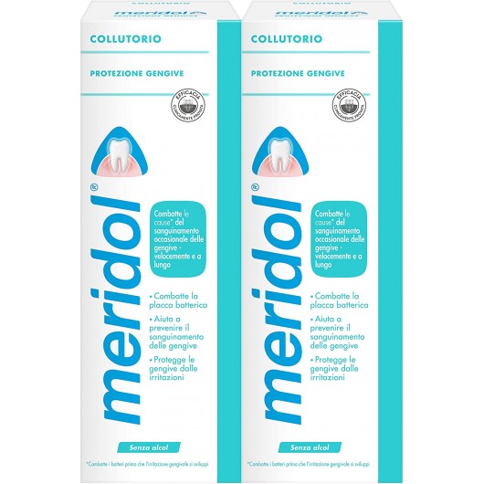 MERIDOL MOUTHWASH GUM PROTECTION TWO-PACK 2 X 400ML