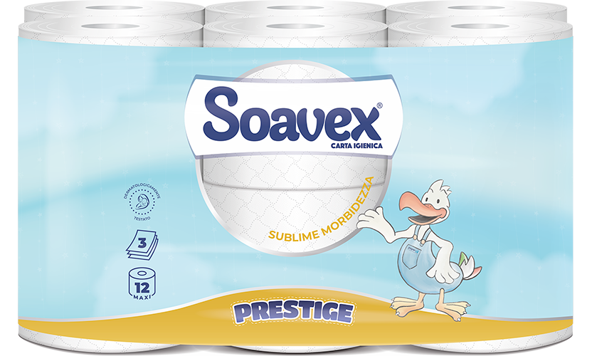 CARTA IGIENICA SOAVEX 12 ROTOLI